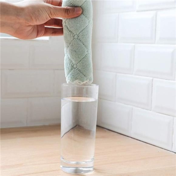 12 Pack Kitchen Cloth Dish Towels, Premium Dishcloths, Super Absorbent Coral - Picture 2 of 7